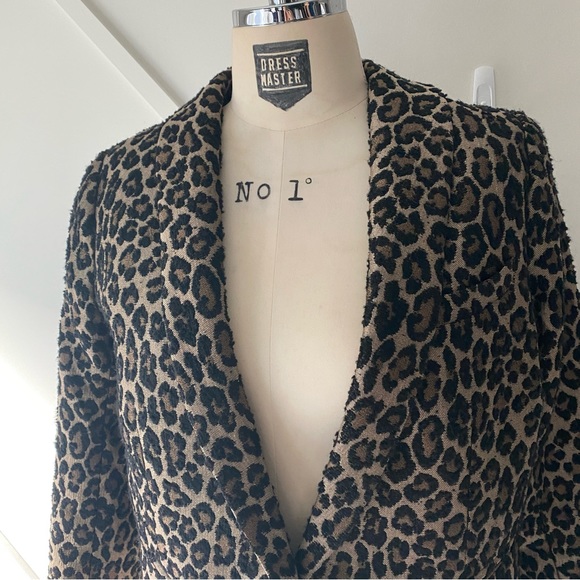 Smythe Leopard Print Anytime Blazer - 4 - Picture 5 of 13